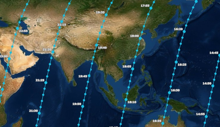 5 - NOAA-20 - Orbit Track & Time (Ascending/Day)